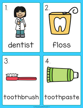 Preview of At The Dentist's - Dental Health Write the Room