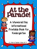 At The Parade Memorial Day Literacy Printable Book Kindergarten