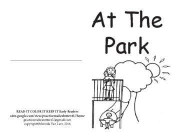 Preview of At The Park Early Reader