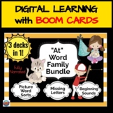 At Word Family Picture Word Sorts, Beginning Sounds & Miss