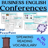 At a Conference Business English ESL reading speaking vocabulary