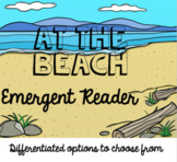 Beach Emergent Reader-- Differentiated Options!