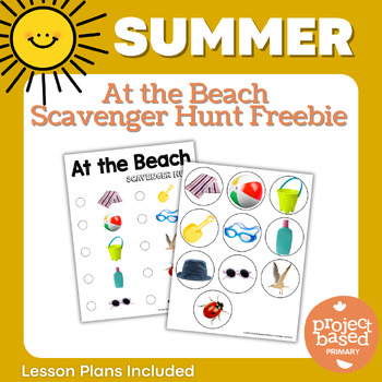 Preview of Summer At the Beach Scavenger Hunt FREEBIE