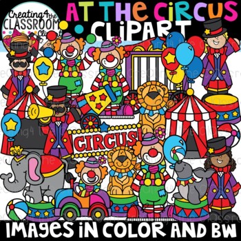 Preview of At the Circus Clipart {Circus Clipart}