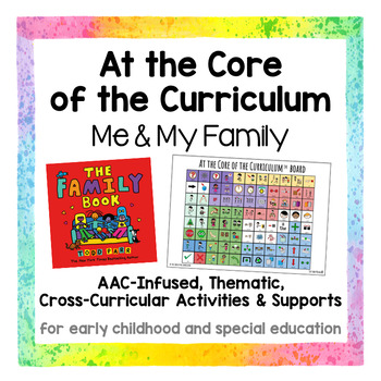 Preview of At the Core of the Curriculum | Me & My Family | The Family Book