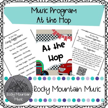 Preview of At the Hop Music Program
