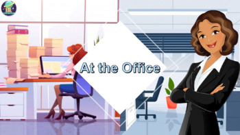 Preview of At the Office. How to Write an Email Interactive ESL PowerPoint Lesson