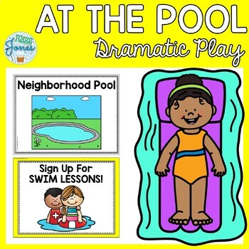 Preview of At the Pool Dramatic Play