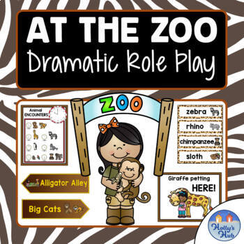 Preview of At the Zoo Dramatic Role Play Center