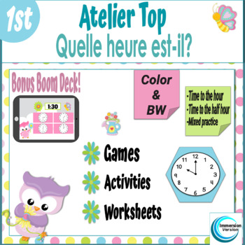 Preview of Atelier Top: Quelle heure est-il?