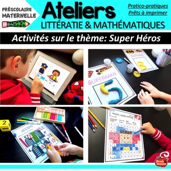 Preview of Atelier de Lecture Maternelle /Literacy French STEM: Mot du jour