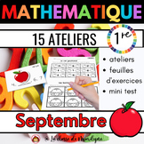 15 Ateliers mathématiques Septembre 1re année Nbr 1 à 20