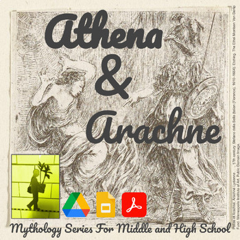 Preview of Athena & Arachne Story: Engaging Greek Mythology Series for Grades 8-10 ELA