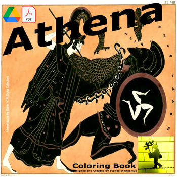 Preview of Athena Coloring Book: Engaging Mythology Activity for Middle & High School 7-12
