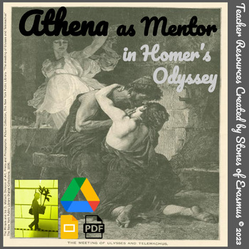 Preview of Athena as Mentor: Odyssey-based Greek Mythology Series for Grades 8-11
