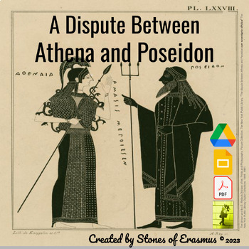 Preview of Athena vs. Poseidon Dispute: Greek Mythology Series for Grades 7-12 ELA