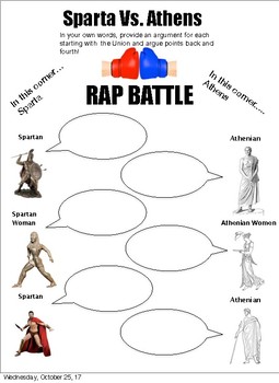 Preview of Athens V. Sparta Rap Battle