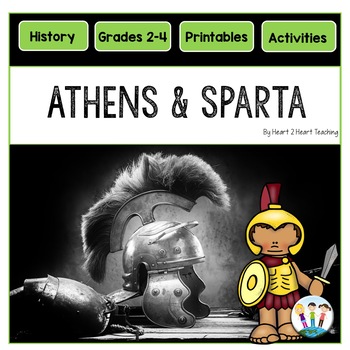 Preview of Athens vs Sparta Activity Compare and Contrast Comprehension Passages Worksheet 