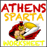 Athens and Sparta Compare and Contrast Worksheet Common Co