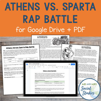 Preview of Athens vs Sparta Rap Battle | Ancient Greece Project about Athens and Sparta