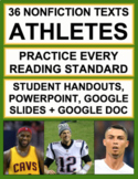 Athlete Reading Comprehension Passages and Questions | Pri