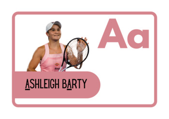 Preview of Athlete and Activity Alphabet Posters