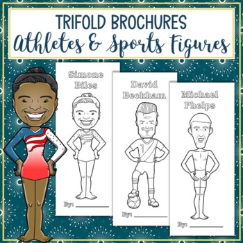 Preview of Athletes and Sports Figures Biography Trifold Brochures