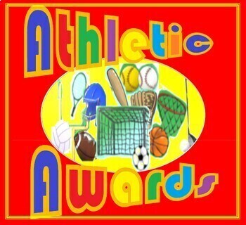 Preview of Athletic Awards Program (Editable/Template)
