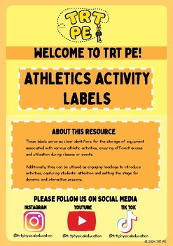 Preview of Label Bundle in Track and Field Athletics - TRT PE