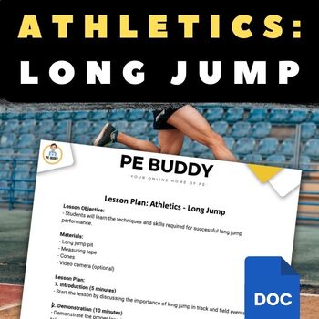 Preview of Long Jump Lesson Plan | Athletics Resources for PE Teachers | Years 7-12