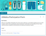 Athletics Participation Form