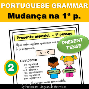 Preview of Atividade de Português -Back to School Portuguese for Kids- Verbos em Português