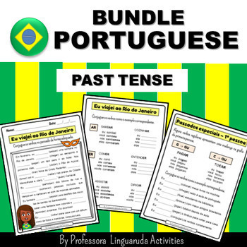Preview of Atividade de Português - Brazilian Portuguese Language Bundle Past Tense