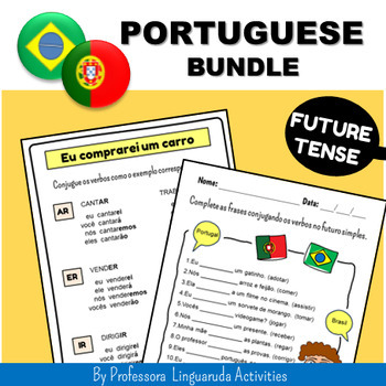 Preview of Atividade de Português Bundle - Brazilian Portuguese Language - Future Tense