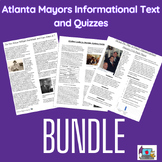 Atlanta Mayors Bundle Passages w/ Quizzes (Hartsfield, All