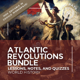 Atlantic Revolutions: America, France, Haiti, and more! | 