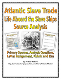 Atlantic Slave Trade - Life on the Slave Ships (Source Ana