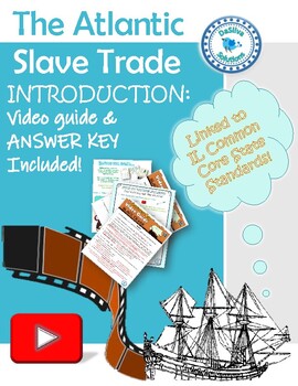 Preview of Atlantic Slave Trade introduction - PDF Video guide & answer Key