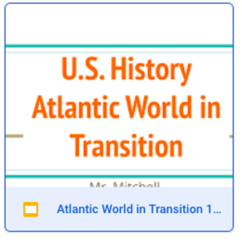 Preview of Atlantic World in Transition