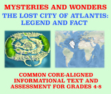 Atlantis Legend and Fact: Reading Comprehension Passage an
