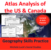 Atlas Activity for Introduction of U.S. and Canada Geography