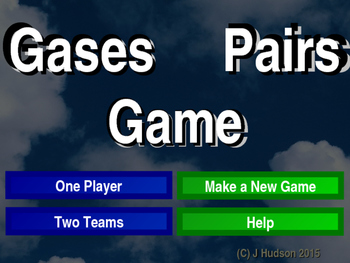 Preview of Atmosphere Gases Interactive Matching Pairs Game