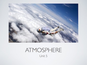 Preview of Atmosphere Unit (PowerPoint)
