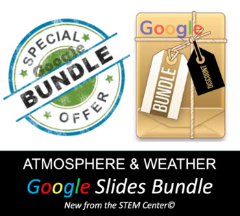 Preview of Atmosphere & Weather Google Slides Bundle