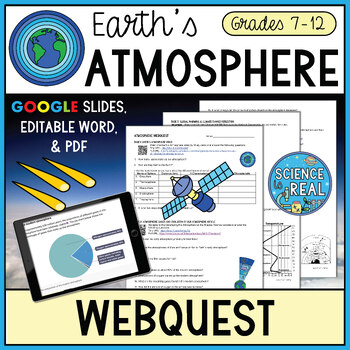 Preview of Atmosphere Webquest