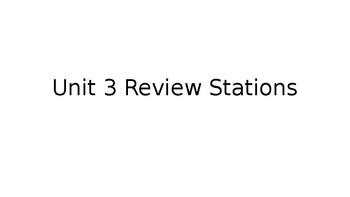 Preview of Atmosphere and Meteorology Unit Review Stations