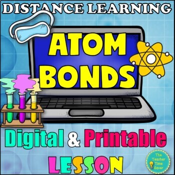 Preview of Atom Bonds Notes Slides and Activity Digital Matter Lesson