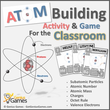 Preview of Atom Building Activity & Game - Basic Chemistry