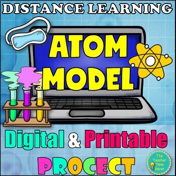 Preview of Atom Model Atomic Structure Digital Activity- Bohr's Model | Build an Atom