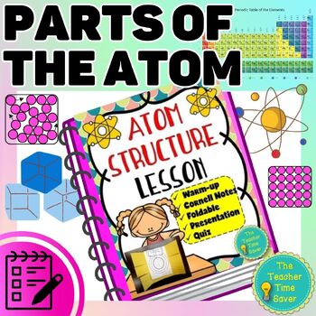 Preview of Atom Structure Notes Activity and Slides Matter Lesson